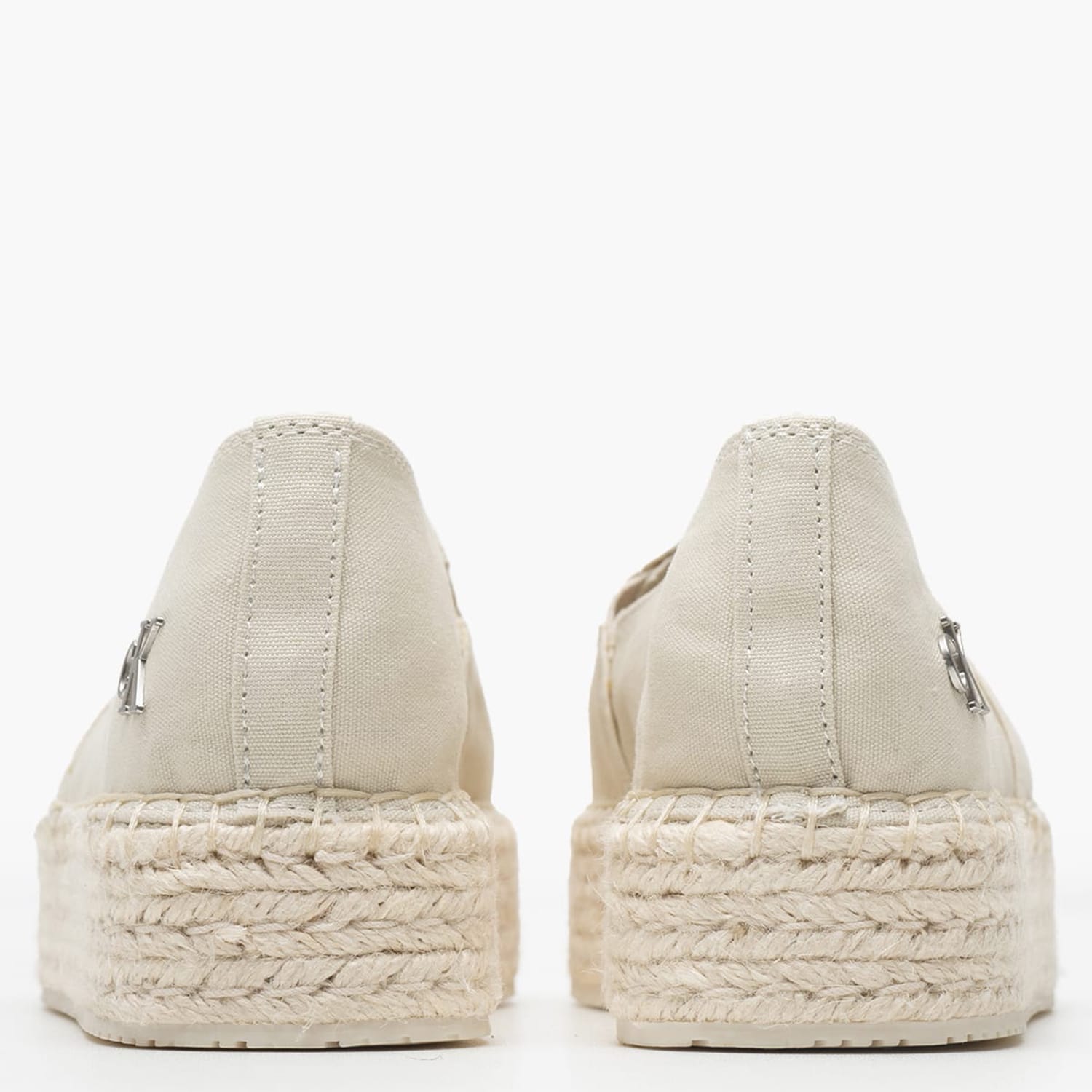 Γυναικείες Εσπαντρίγιες Espa.Flatform Μπεζ Ύφασμα Calvin Klein Γυναικείες Εσπαντρίγιες Espa.Flatform Μπεζ Ύφασμα Calvin Klein