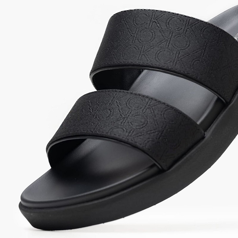 Γυναικεία Flats Flat.Sd Μαύρο Ύφασμα Calvin Klein