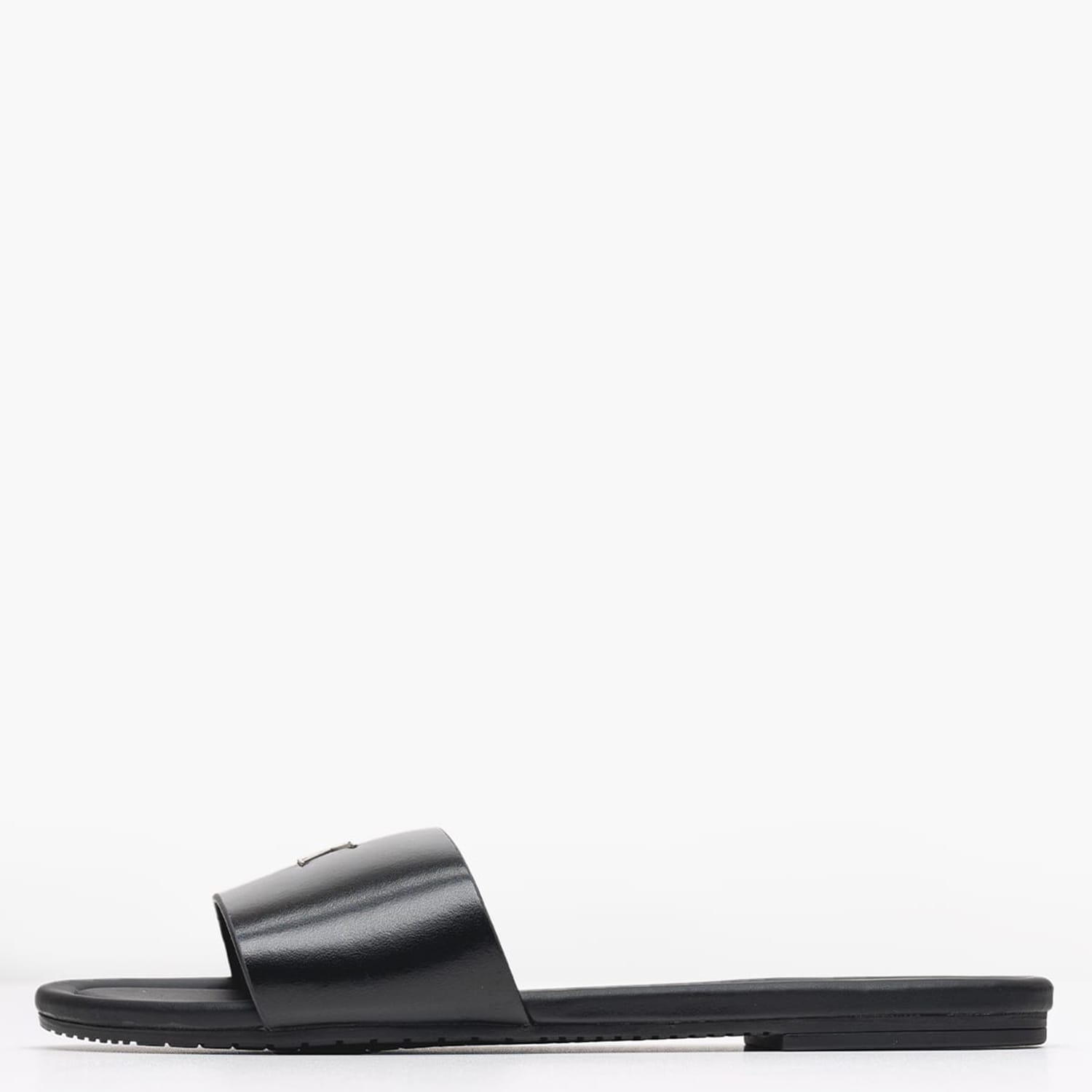 Γυναικεία Flats Flat.Slide Μαύρο ECOleather Calvin Klein