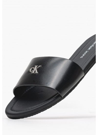 Women Flats Geli Black Strass Rebeca Sanver