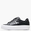 Γυναικεία Παπούτσια Casual Flatform.Vulc Μαύρο Δέρμα Calvin Klein Γυναικεία Παπούτσια Casual Flatform.Vulc Μαύρο Δέρμα Calvin Klein