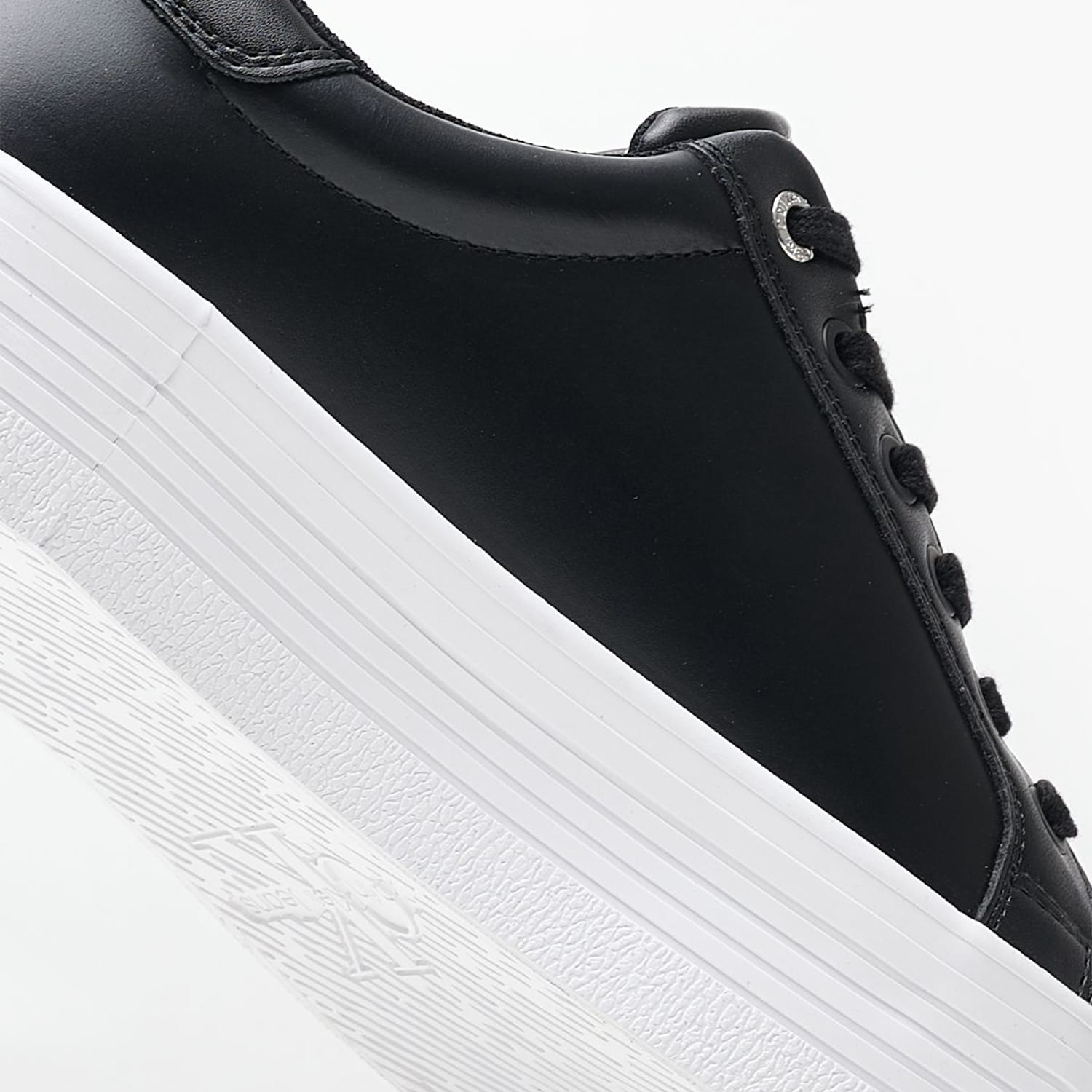 Γυναικεία Παπούτσια Casual Flatform.Vulc Μαύρο Δέρμα Calvin Klein Γυναικεία Παπούτσια Casual Flatform.Vulc Μαύρο Δέρμα Calvin Klein