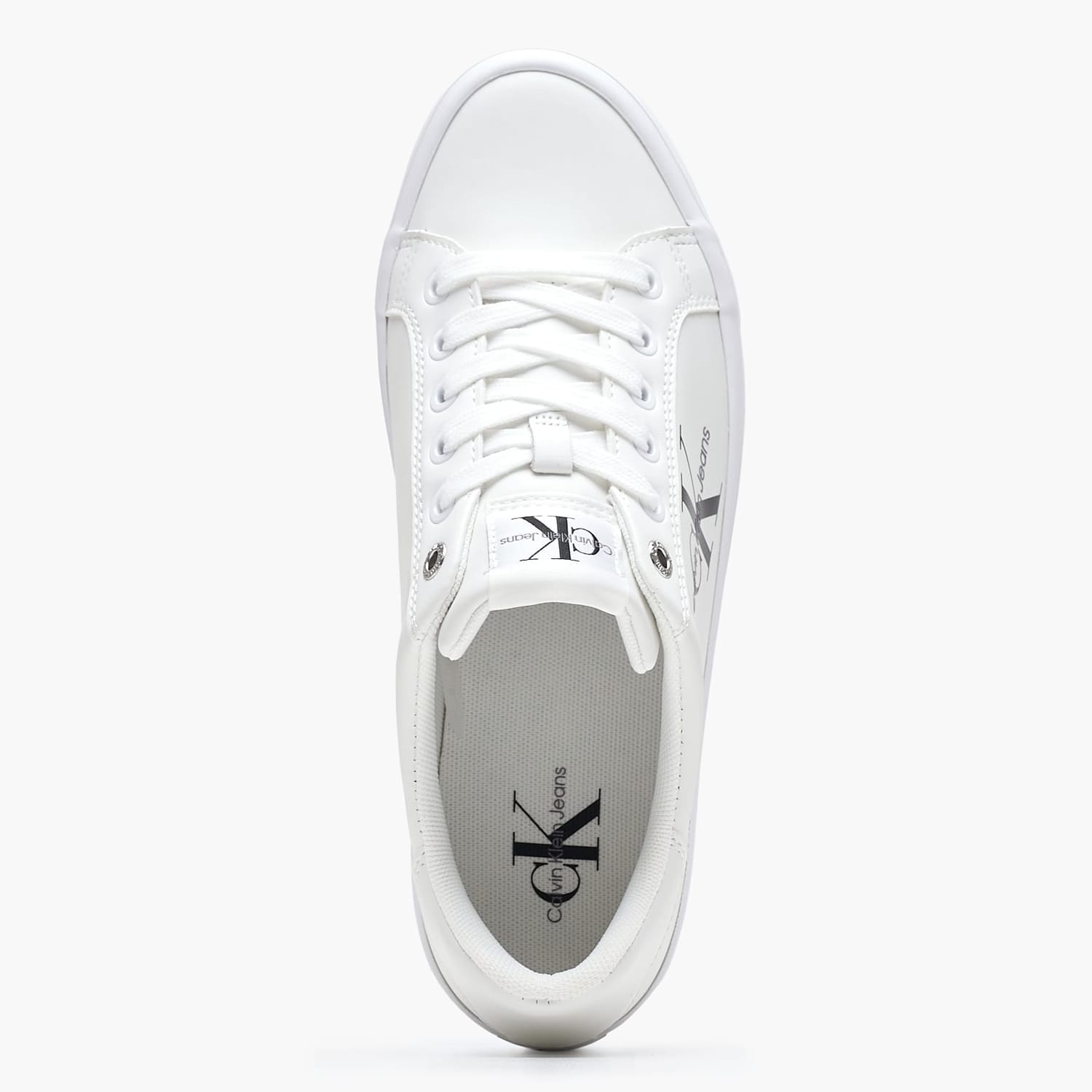 Women Casual Shoes Flatform.Vulc White Leather Calvin Klein Women Casual Shoes Flatform.Vulc White Leather Calvin Klein
