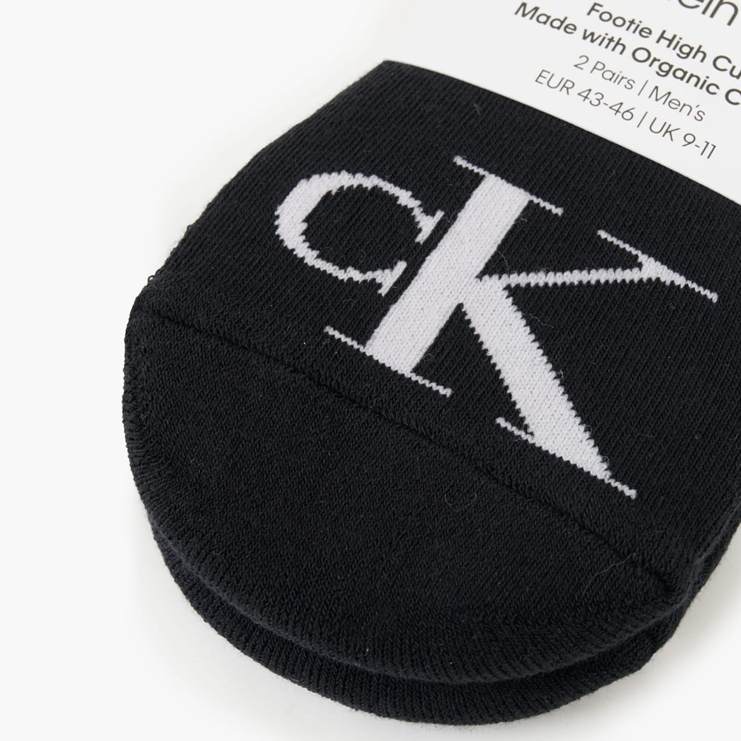 Ανδρικές Κάλτσες Footie.High Μαύρο Βαμβάκι Calvin Klein