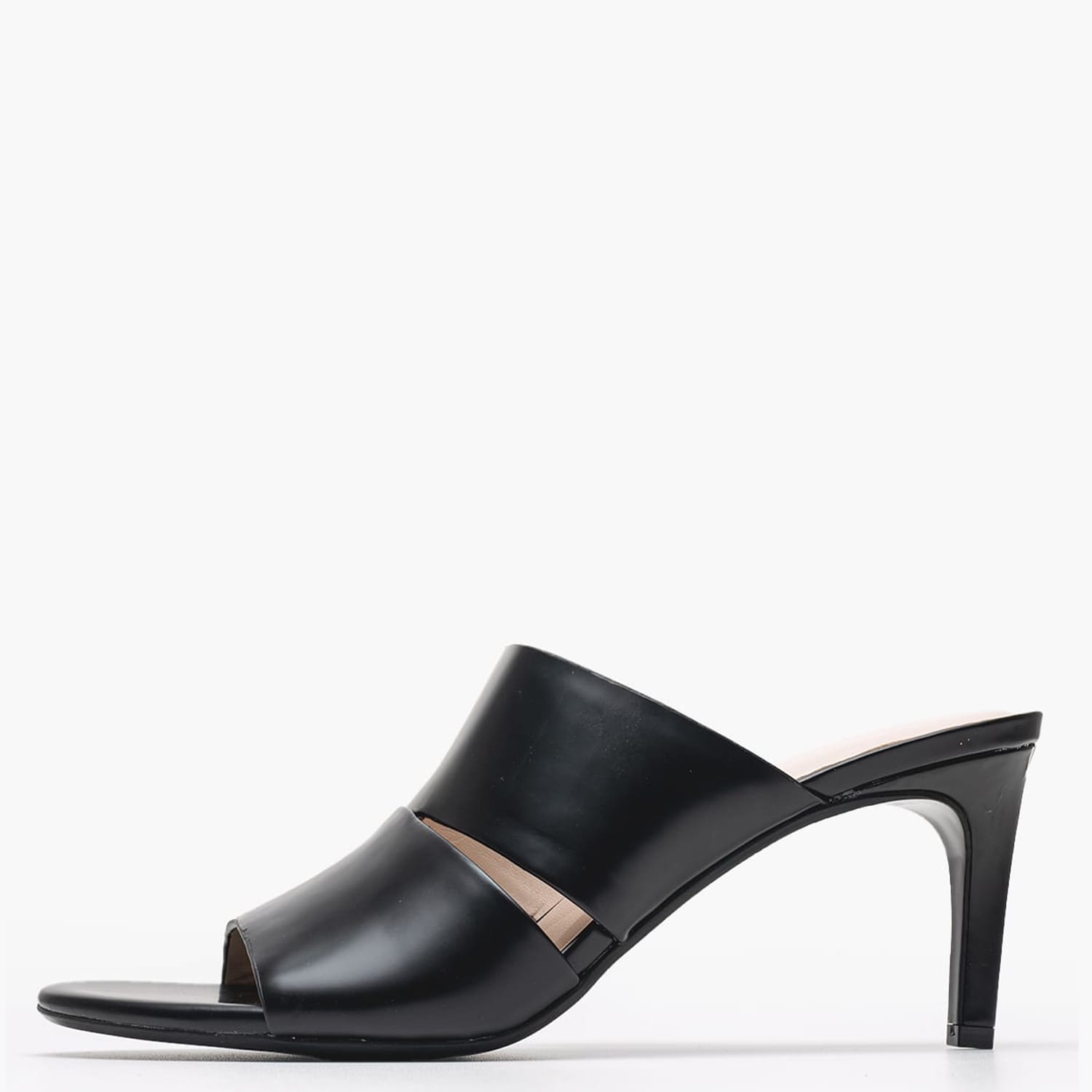 Γυναικεία Mules Heel.M Μαύρο Δέρμα Calvin Klein