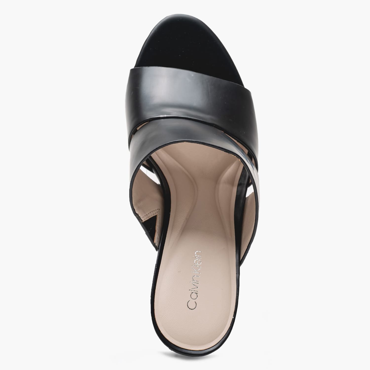 Γυναικεία Mules Heel.M Μαύρο Δέρμα Calvin Klein Γυναικεία Mules Heel.M Μαύρο Δέρμα Calvin Klein