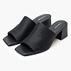Γυναικεία Mules Heel.Slide Μαύρο Ύφασμα Calvin Klein Γυναικεία Mules Heel.Slide Μαύρο Ύφασμα Calvin Klein