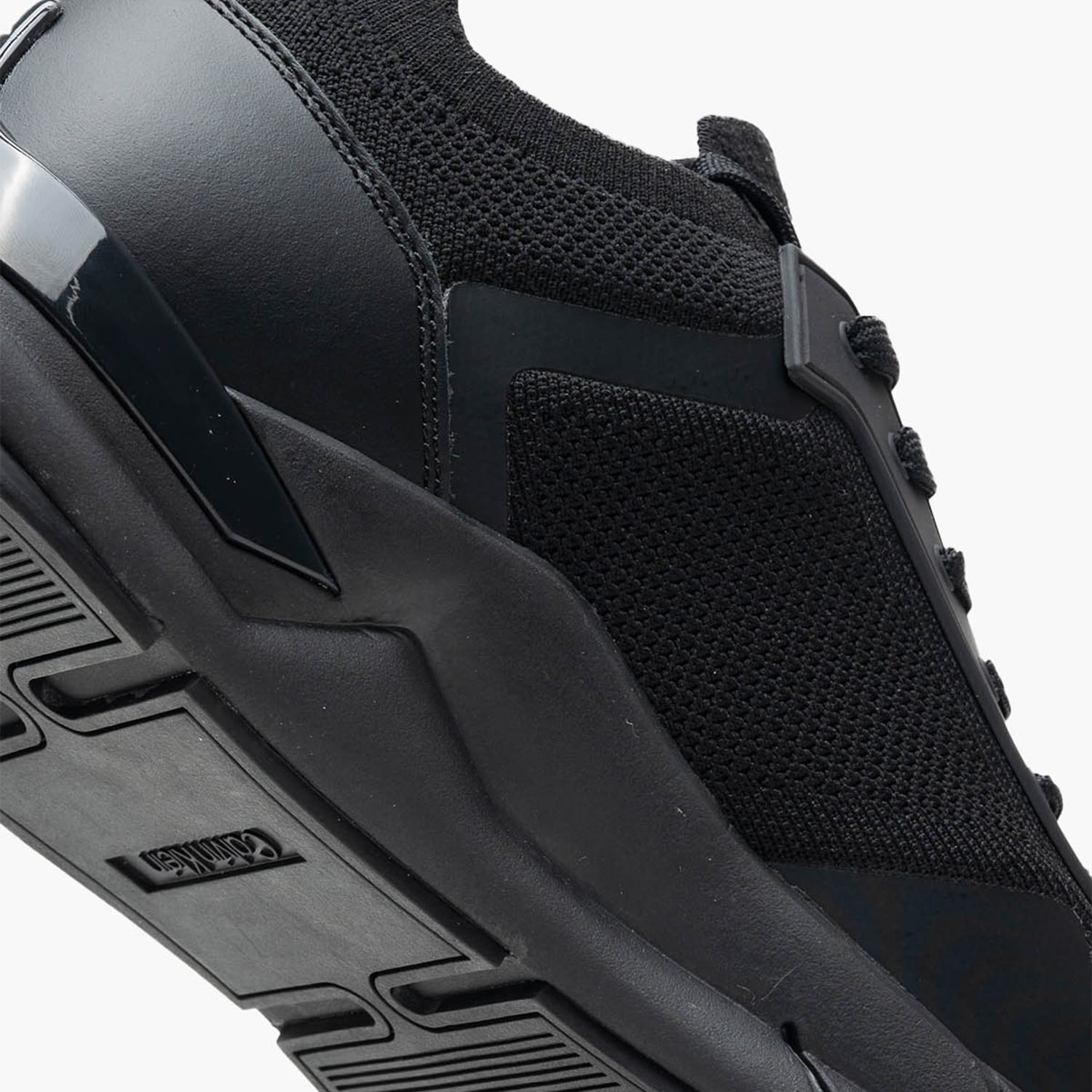 Ανδρικά Παπούτσια Casual Laceup.Knit.B Μαύρο ECOleather-Ύφασμα Calvin Klein Ανδρικά Παπούτσια Casual Laceup.Knit.B Μαύρο ECOleather-Ύφασμα Calvin Klein