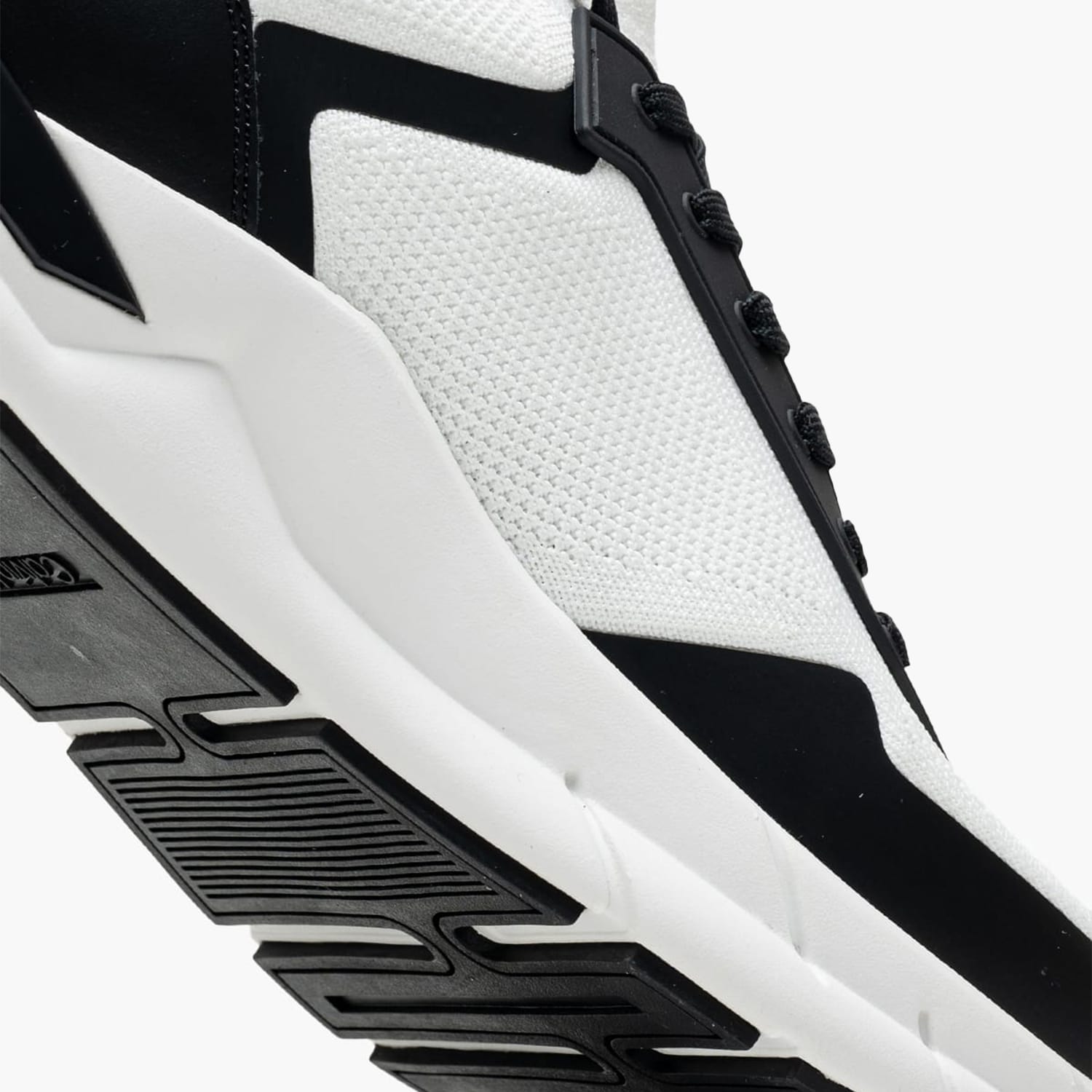 Ανδρικά Παπούτσια Casual Laceup.Knit Άσπρο ECOleather-Ύφασμα Calvin Klein Ανδρικά Παπούτσια Casual Laceup.Knit Άσπρο ECOleather-Ύφασμα Calvin Klein