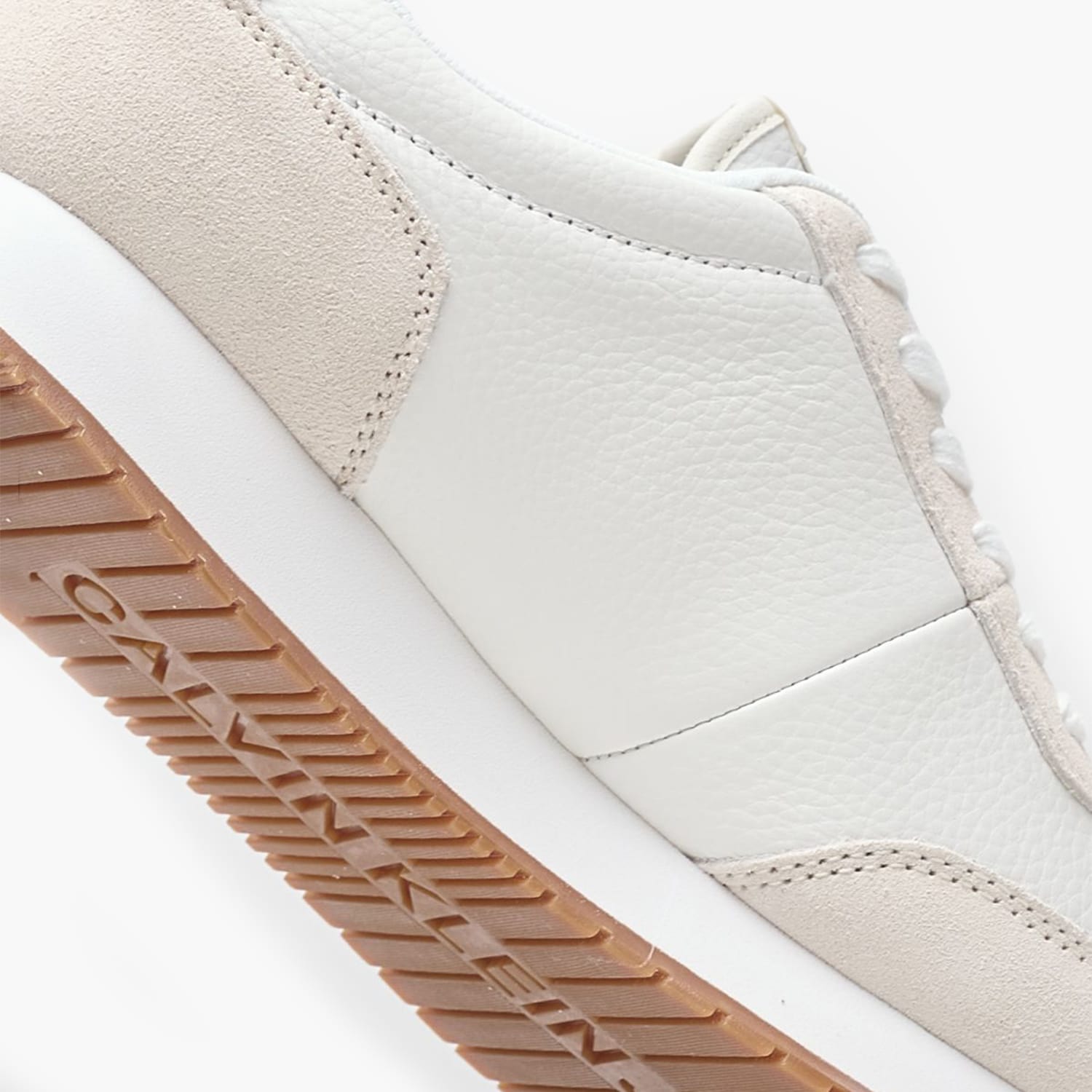Γυναικεία Παπούτσια Casual Laceup.Mg Άσπρο Δέρμα-Δέρμα Καστόρι Calvin Klein Γυναικεία Παπούτσια Casual Laceup.Mg Άσπρο Δέρμα-Δέρμα Καστόρι Calvin Klein