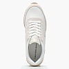 Γυναικεία Παπούτσια Casual Laceup.Mg Άσπρο Δέρμα-Δέρμα Καστόρι Calvin Klein Γυναικεία Παπούτσια Casual Laceup.Mg Άσπρο Δέρμα-Δέρμα Καστόρι Calvin Klein