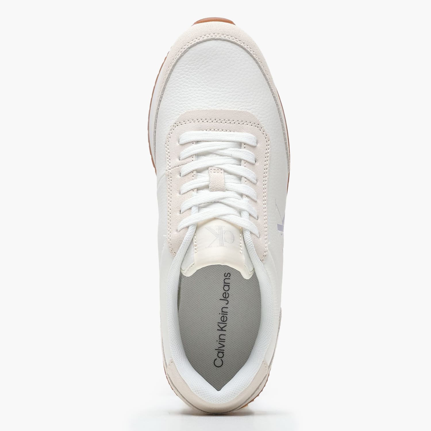 Γυναικεία Παπούτσια Casual Laceup.Mg Άσπρο Δέρμα-Δέρμα Καστόρι Calvin Klein Γυναικεία Παπούτσια Casual Laceup.Mg Άσπρο Δέρμα-Δέρμα Καστόρι Calvin Klein