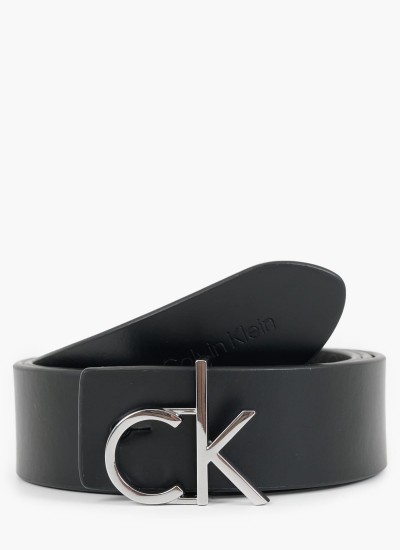 Γυναικείες Ζώνες Lg.Reversible Μαύρο Δέρμα Calvin Klein