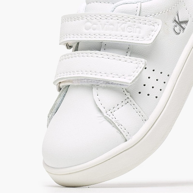 Kids Casual Shoes Low.Cut White ECOleather Calvin Klein