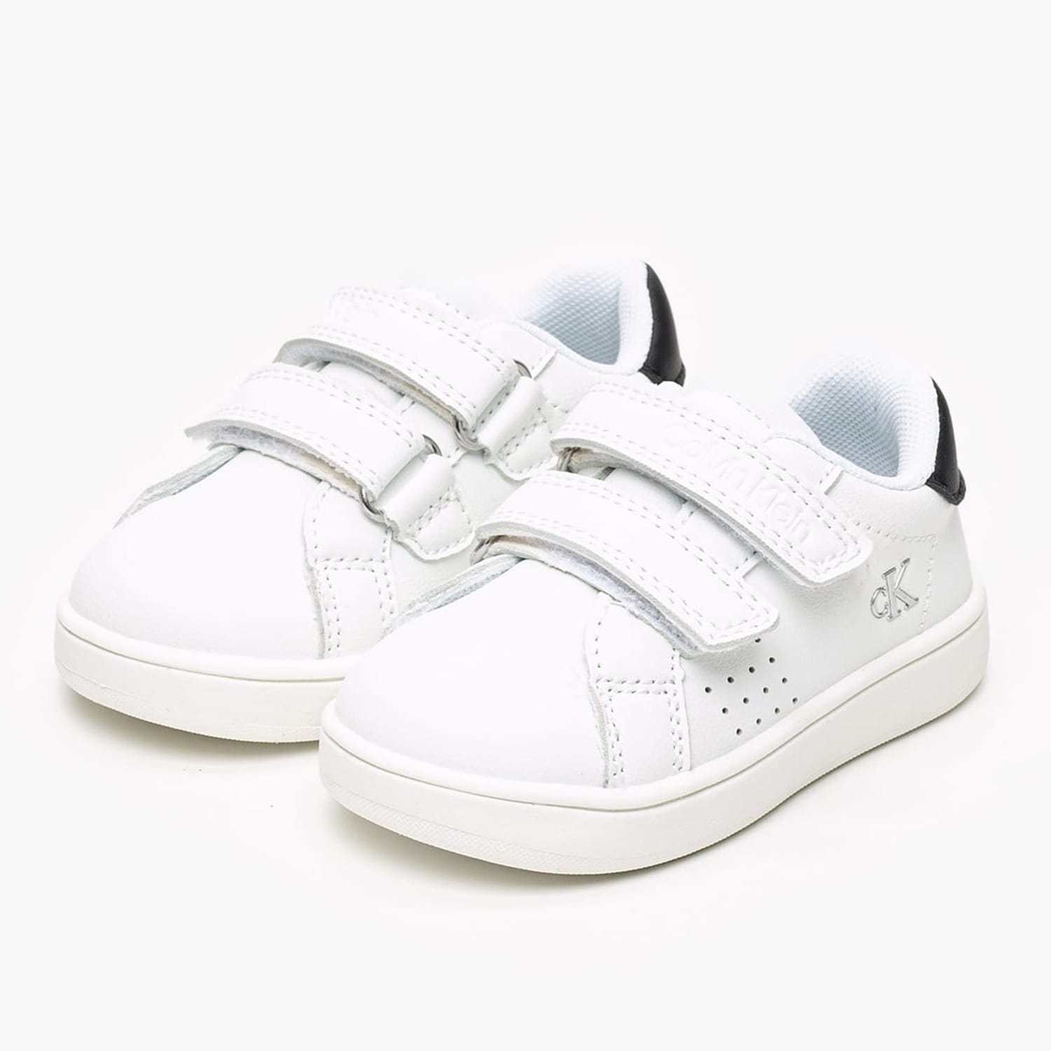 Kids Casual Shoes Low.Cut White ECOleather Calvin Klein Kids Casual Shoes Low.Cut White ECOleather Calvin Klein