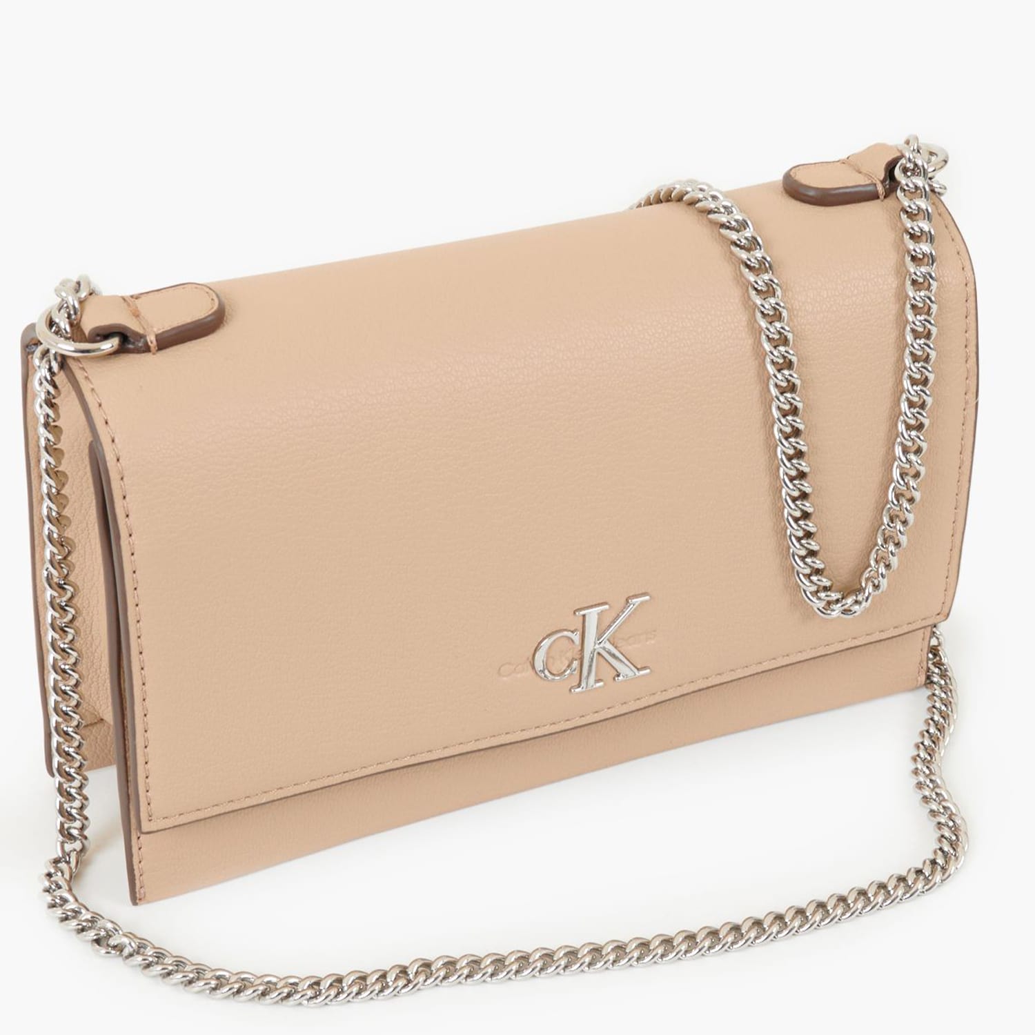 Γυναικείες Τσάντες Minimal.Flap Μπεζ ECOleather Calvin Klein Γυναικείες Τσάντες Minimal.Flap Μπεζ ECOleather Calvin Klein
