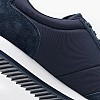 Ανδρικά Παπούτσια Casual Mix.Lwtp Μπλε Δέρμα Καστόρι-Ύφασμα Calvin Klein