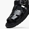 Women Platforms Low Molded.Sdl Black Leather Calvin Klein Women Platforms Low Molded.Sdl Black Leather Calvin Klein