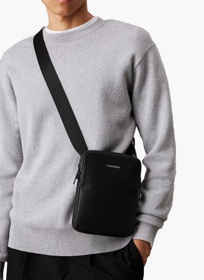 Ανδρικές Τσάντες Must.Flatpack Μαύρο ECOleather Calvin Klein