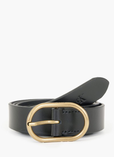 Γυναικείες Ζώνες Bridge.Belt Μαύρο ECOleather Calvin Klein