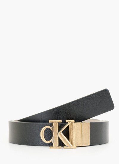Γυναικείες Ζώνες Bridge.Belt Μαύρο ECOleather Calvin Klein
