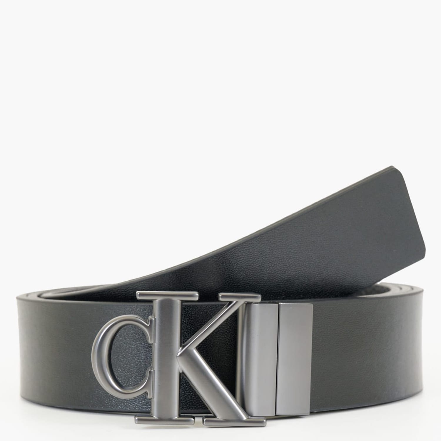 Ανδρικές Ζώνες Placque.M Μαύρο Δέρμα Calvin Klein