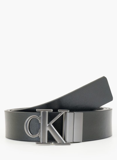 Ανδρικά Παπούτσια Casual Low.Knit Μαύρο Ύφασμα Calvin Klein