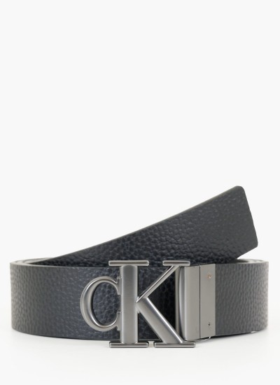 Ανδρικά Παπούτσια Casual Low.Knit Μαύρο Ύφασμα Calvin Klein
