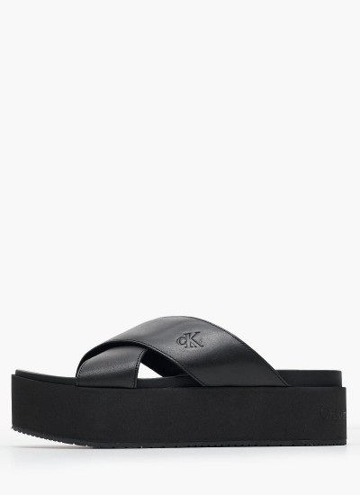 Γυναικεία Πορτοφόλια Must.Slip.Emb Μαύρο ECOleather Calvin Klein