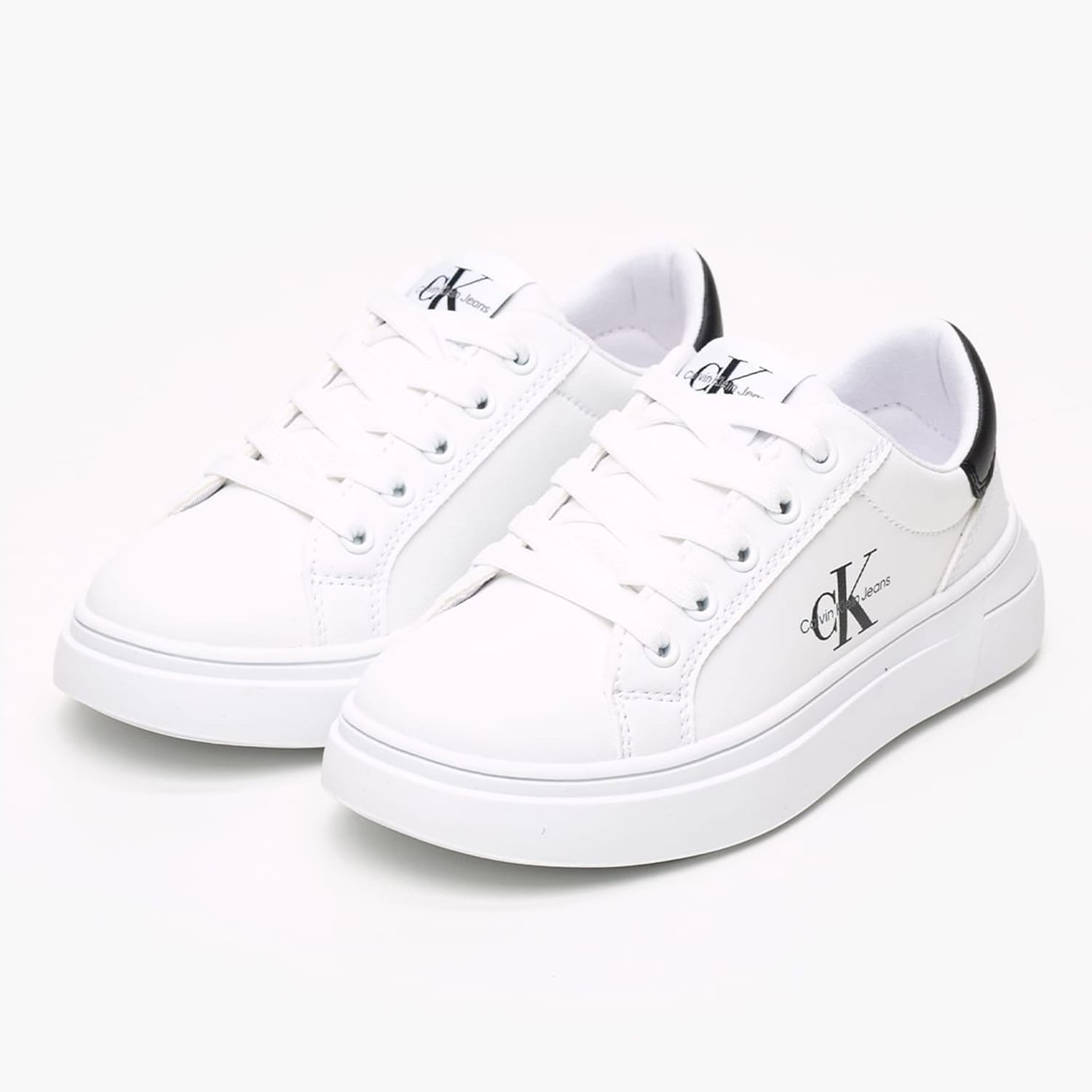 Kids Casual Shoes Rc.Lowcut White ECOleather-Fabric Calvin Klein Kids Casual Shoes Rc.Lowcut White ECOleather-Fabric Calvin Klein