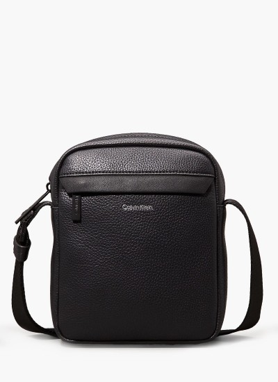 Ανδρικές Τσάντες Ultralight.Reporter Μαύρο ECOleather Calvin Klein