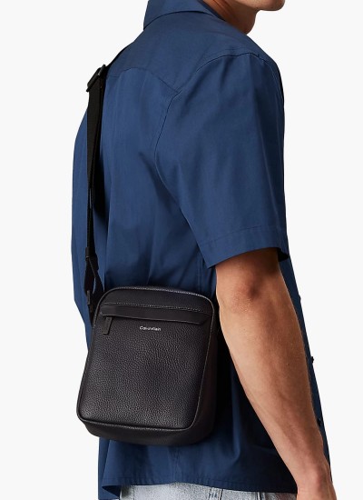 Ανδρικές Τσάντες Ultralight.Reporter Μαύρο ECOleather Calvin Klein