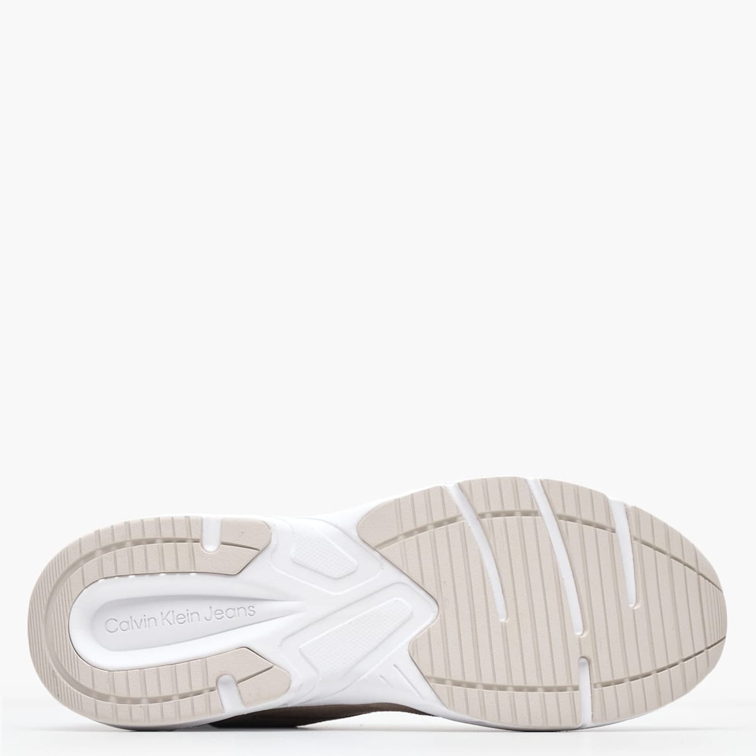 Ανδρικά Παπούτσια Casual Retro.Media Μπεζ Δέρμα Καστόρι Calvin Klein Ανδρικά Παπούτσια Casual Retro.Media Μπεζ Δέρμα Καστόρι Calvin Klein