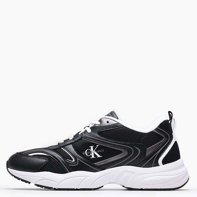 Men Casual Shoes Retro.Tennis.Ml Black ECOleather-Fabric Calvin Klein