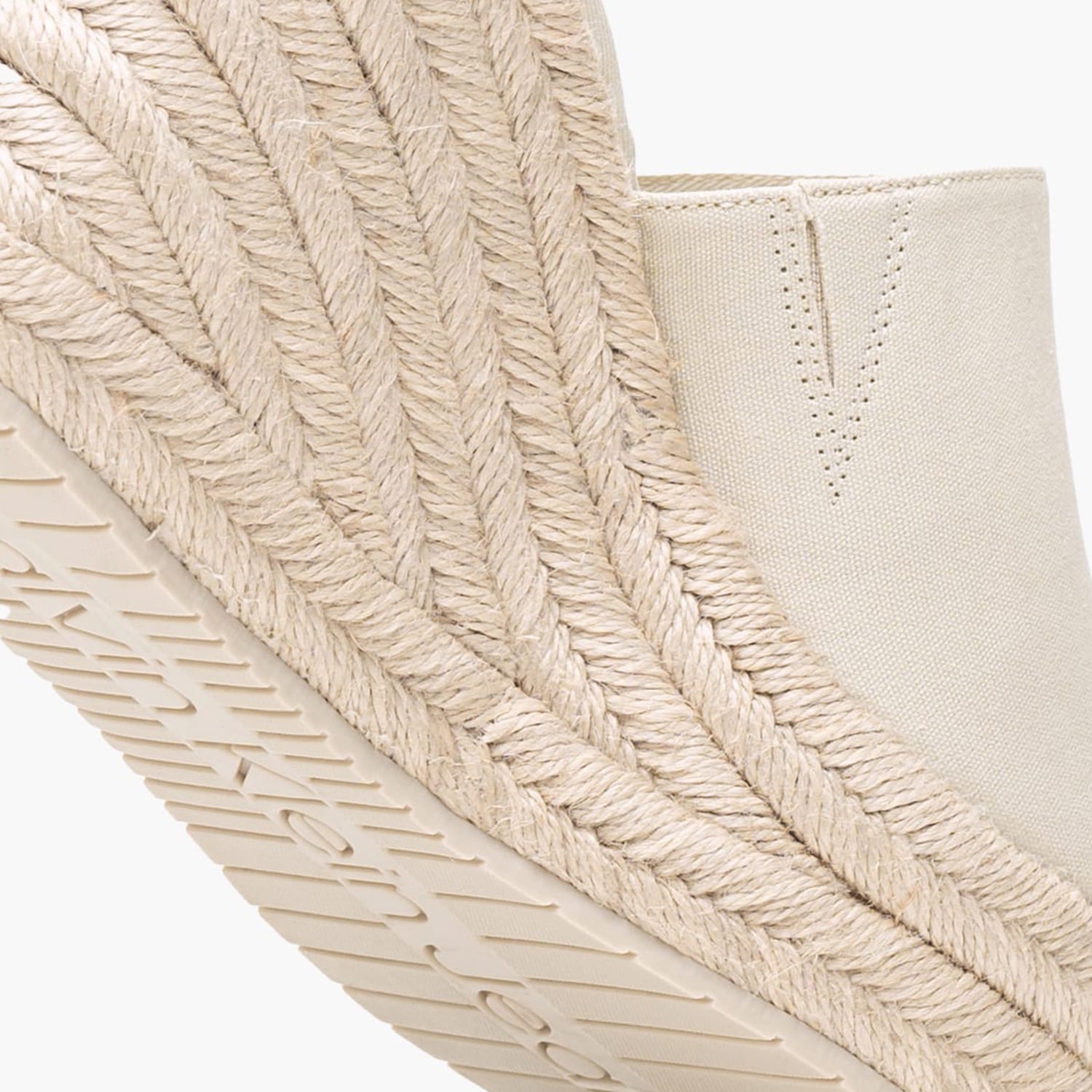 Women Platforms High Rope.Slide Beige Fabric Calvin Klein Women Platforms High Rope.Slide Beige Fabric Calvin Klein