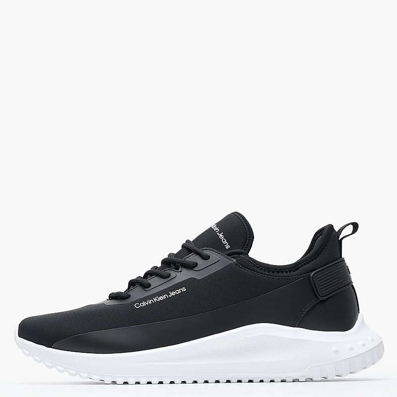 Ανδρικά Παπούτσια Casual Runner.Inst Μαύρο ECOleather-Ύφασμα Calvin Klein