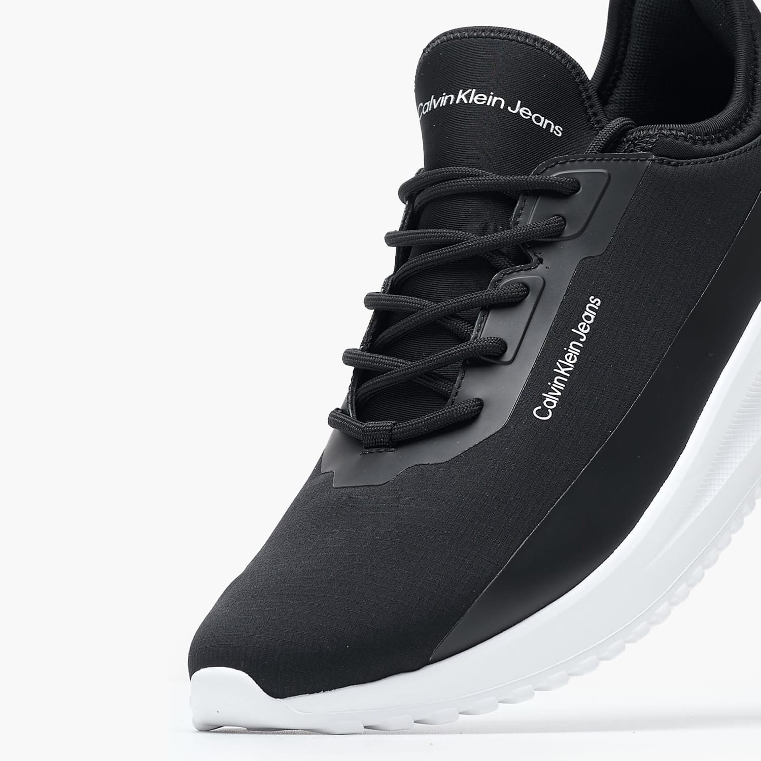 Ανδρικά Παπούτσια Casual Runner.Inst Μαύρο ECOleather-Ύφασμα Calvin Klein
