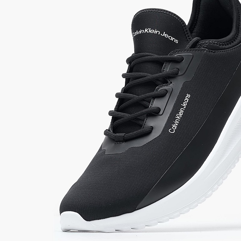 Ανδρικά Παπούτσια Casual Runner.Inst Μαύρο ECOleather-Ύφασμα Calvin Klein