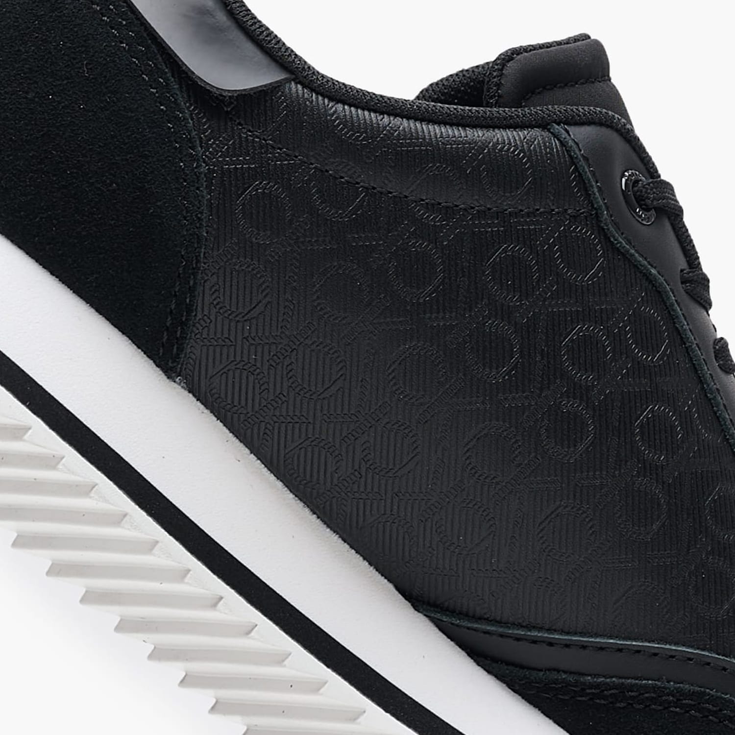 Γυναικεία Παπούτσια Casual Runner.Lacemix Μαύρο Δέρμα Καστόρι-ECOleather Calvin Klein Γυναικεία Παπούτσια Casual Runner.Lacemix Μαύρο Δέρμα Καστόρι-ECOleather Calvin Klein
