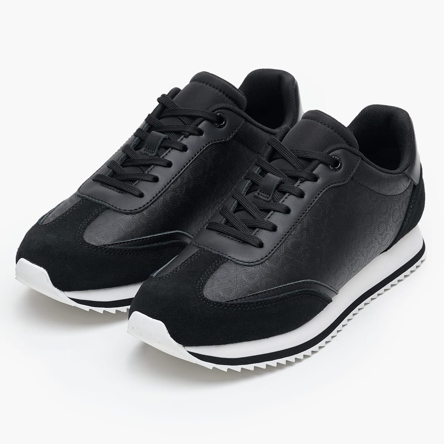 Γυναικεία Παπούτσια Casual Runner.Lacemix Μαύρο Δέρμα Καστόρι-ECOleather Calvin Klein Γυναικεία Παπούτσια Casual Runner.Lacemix Μαύρο Δέρμα Καστόρι-ECOleather Calvin Klein