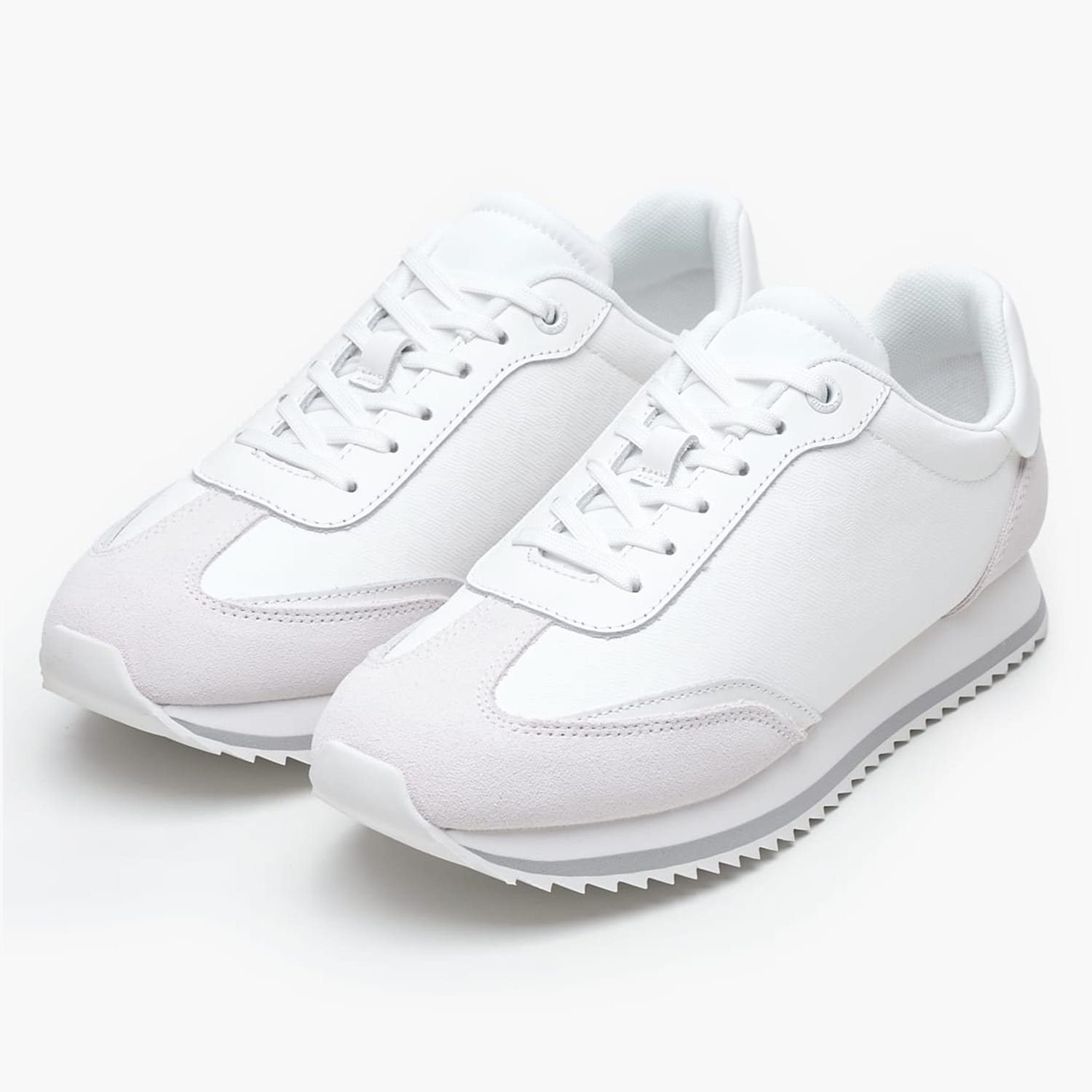 Γυναικεία Παπούτσια Casual Runner.Lacemix Άσπρο Δέρμα Καστόρι-ECOleather Calvin Klein Γυναικεία Παπούτσια Casual Runner.Lacemix Άσπρο Δέρμα Καστόρι-ECOleather Calvin Klein