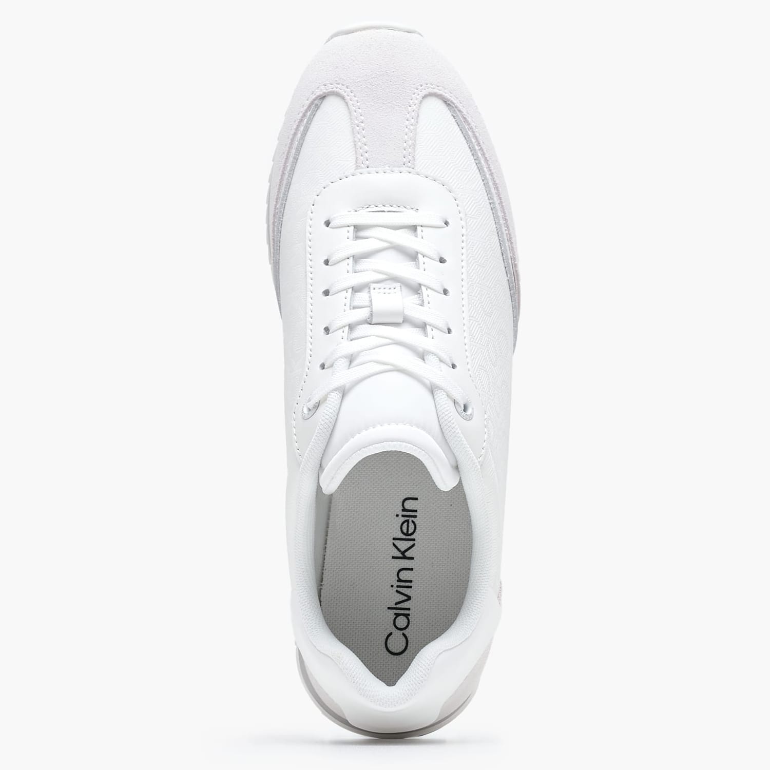 Γυναικεία Παπούτσια Casual Runner.Lacemix Άσπρο Δέρμα Καστόρι-ECOleather Calvin Klein Γυναικεία Παπούτσια Casual Runner.Lacemix Άσπρο Δέρμα Καστόρι-ECOleather Calvin Klein