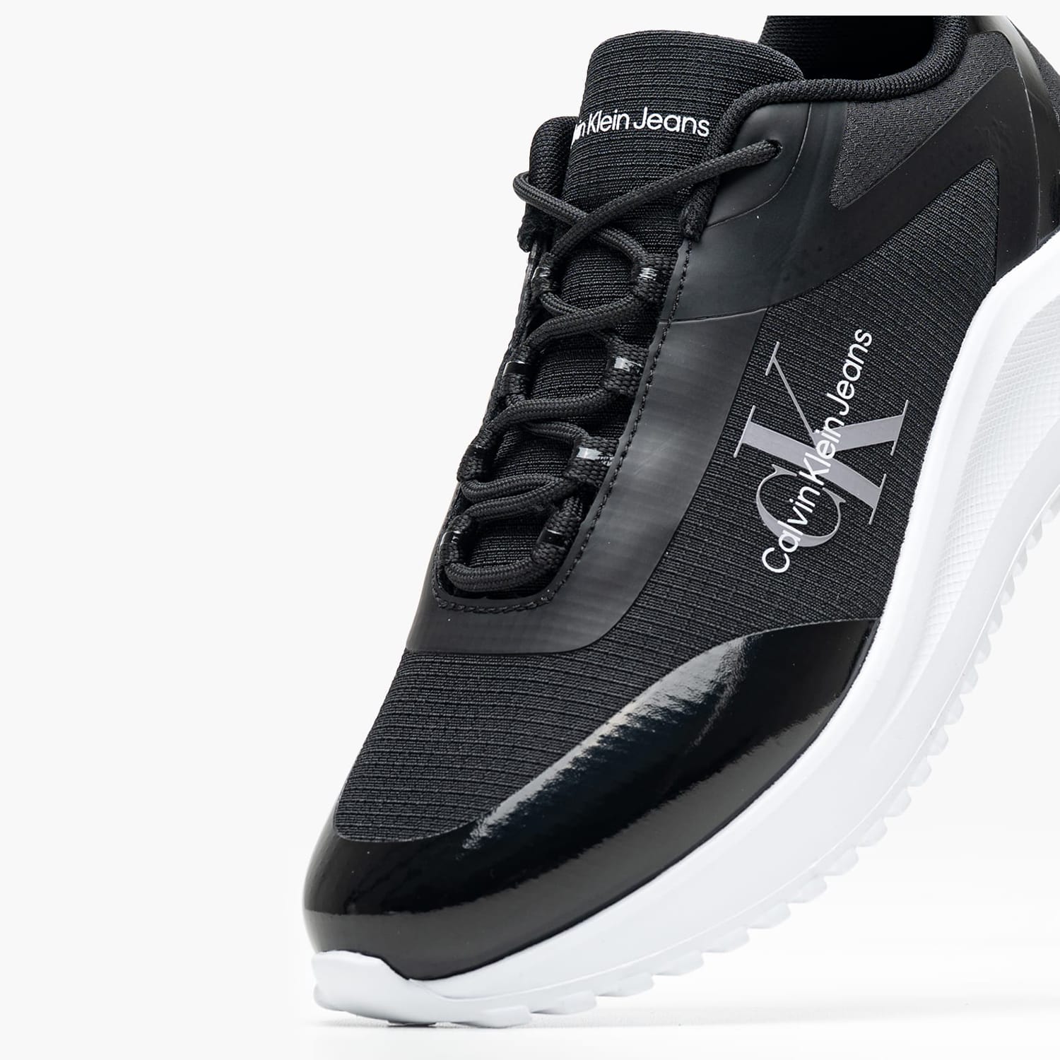 Γυναικεία Παπούτσια Casual Runner.Low.2 Μαύρο Ύφασμα Calvin Klein