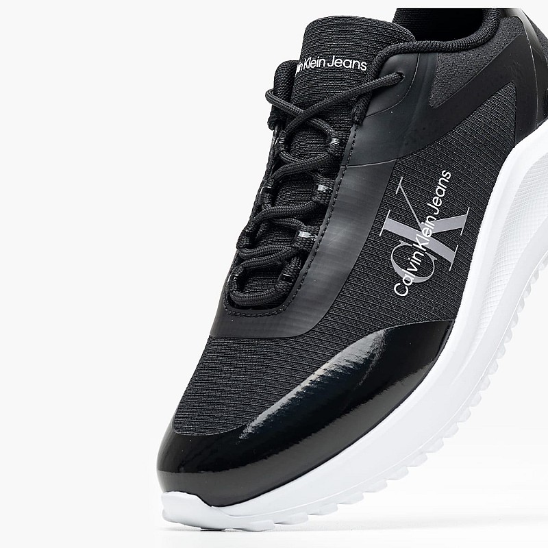 Women Casual Shoes Runner.Low.2 Black Fabric Calvin Klein