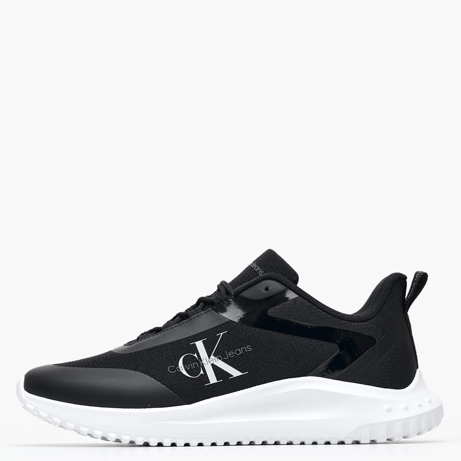 Ανδρικά Παπούτσια Casual Runner.Ml Μαύρο Ύφασμα Calvin Klein