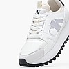 Γυναικεία Παπούτσια Casual Runner.Nbs.Bl Άσπρο Δέρμα Calvin Klein Γυναικεία Παπούτσια Casual Runner.Nbs.Bl Άσπρο Δέρμα Calvin Klein
