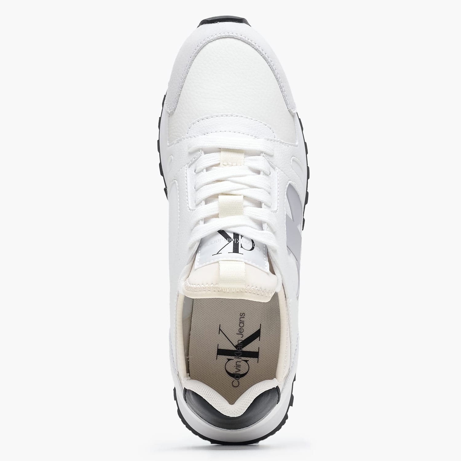 Γυναικεία Παπούτσια Casual Runner.Nbs.Bl Άσπρο Δέρμα Calvin Klein Γυναικεία Παπούτσια Casual Runner.Nbs.Bl Άσπρο Δέρμα Calvin Klein