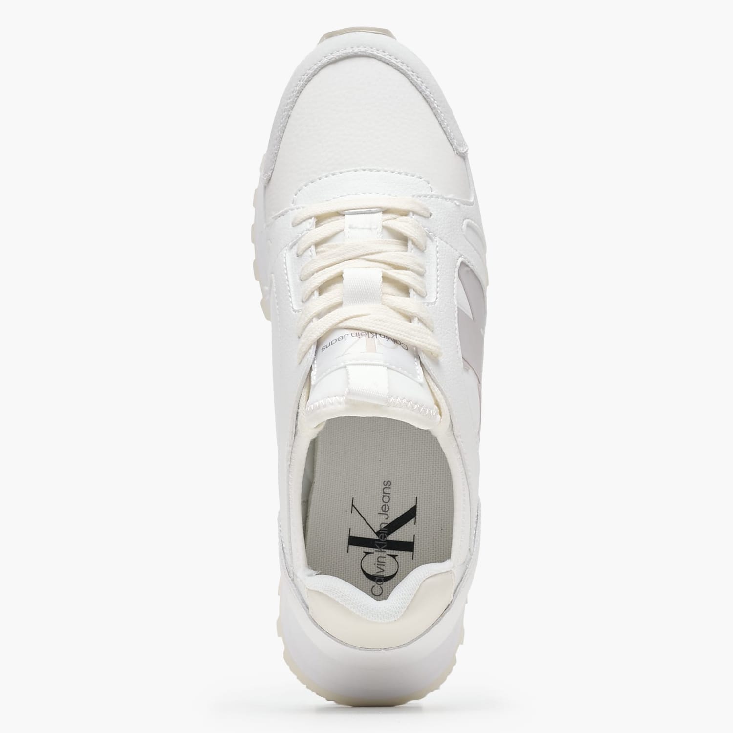 Γυναικεία Παπούτσια Casual Runner.Nbs Άσπρο Δέρμα Calvin Klein Γυναικεία Παπούτσια Casual Runner.Nbs Άσπρο Δέρμα Calvin Klein