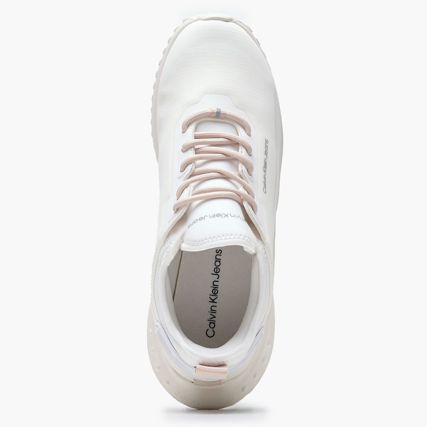 Γυναικεία Παπούτσια Casual Runnersock.Hitech Άσπρο ECOleather-Ύφασμα Calvin Klein Γυναικεία Παπούτσια Casual Runnersock.Hitech Άσπρο ECOleather-Ύφασμα Calvin Klein