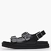 Γυναικείες Πλατφόρμες Χαμηλές Sandal.Buckle Μαύρο Δέρμα Calvin Klein Γυναικείες Πλατφόρμες Χαμηλές Sandal.Buckle Μαύρο Δέρμα Calvin Klein